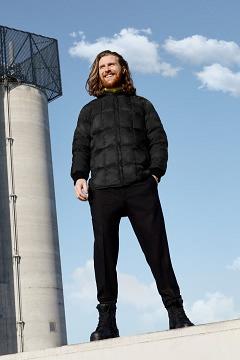 Chamarras Canada Goose Hombre Outlet - Hexode Chaqueta De Bombardero Negros PY6324879